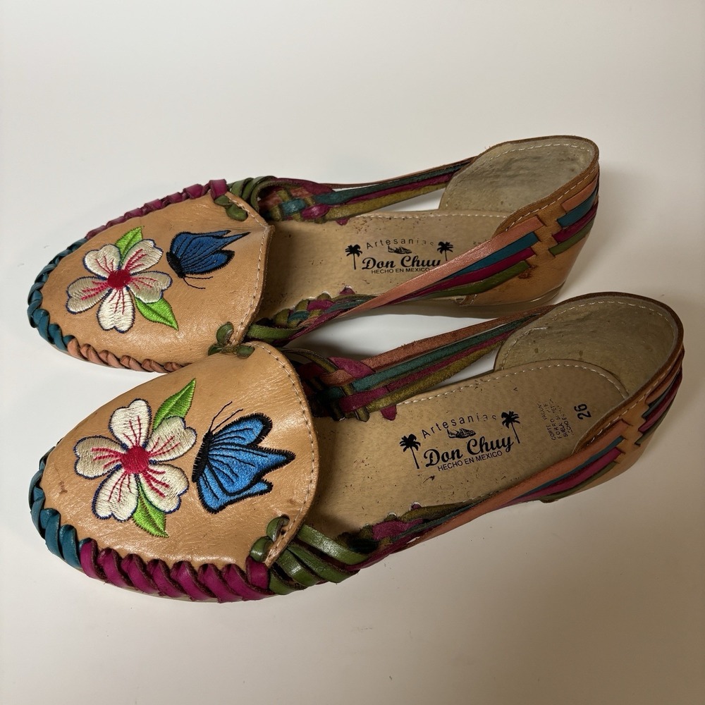 Don Chuy Women's Huarache Artesenal Mexicano Mexican sandals Women's 9